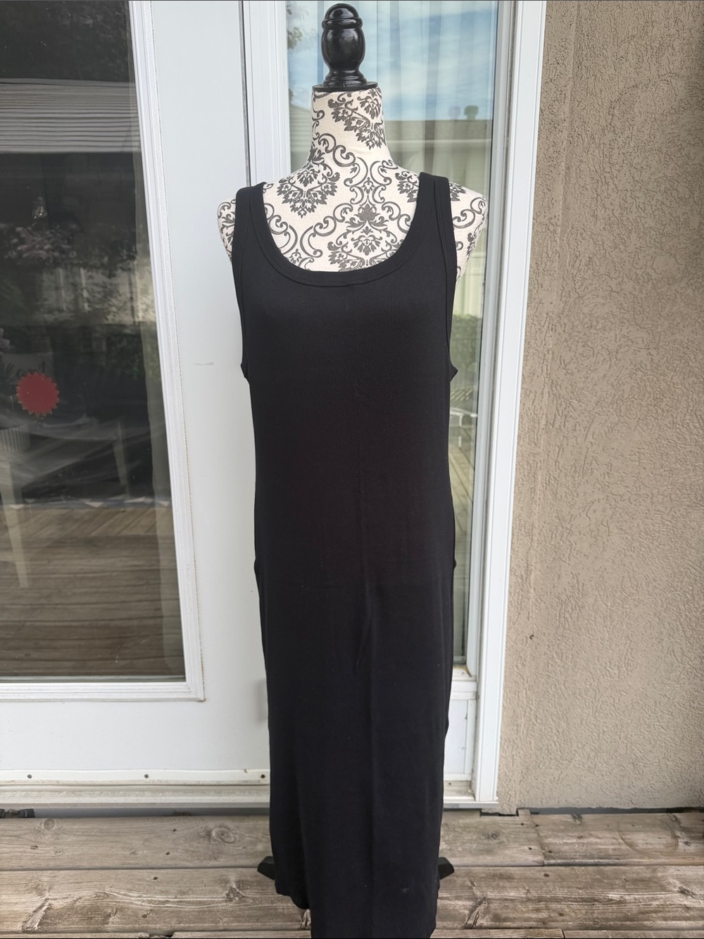 Joe Fresh Black Sleeveless Maxi Dress